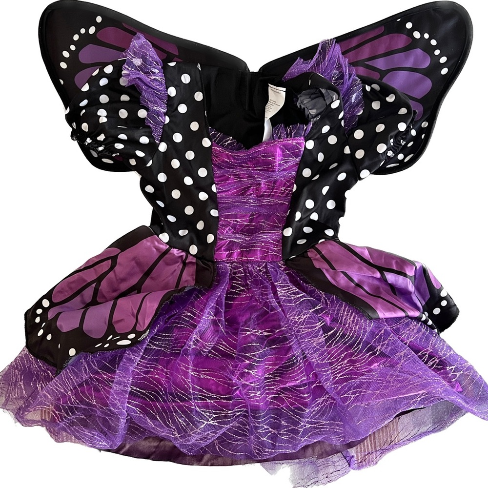 Girls Brilliant Butterfly Costume - Small 4-6